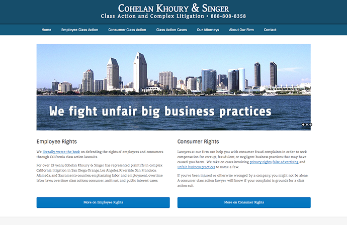 Responsive Law Firm Website Design